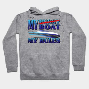 Boat Captain Yacht Boater Motorboat Rules Hoodie